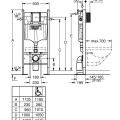 Iebūvējamais rāmis Grohe Rapid SL  39145000