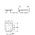 Сиденье для унитаза Grohe Euro Ceramic, Белый 39331002