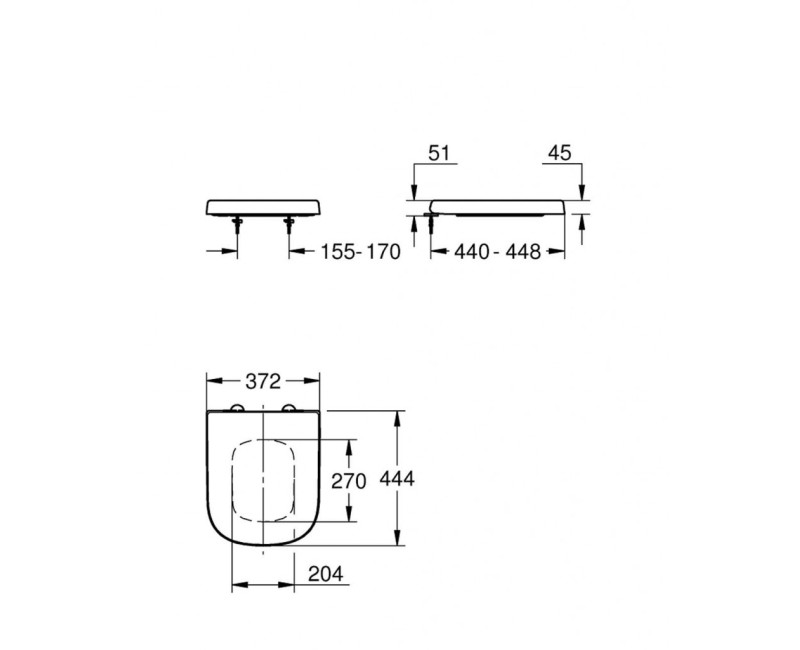 Сиденье для унитаза Grohe Euro Ceramic, Белый 39331002