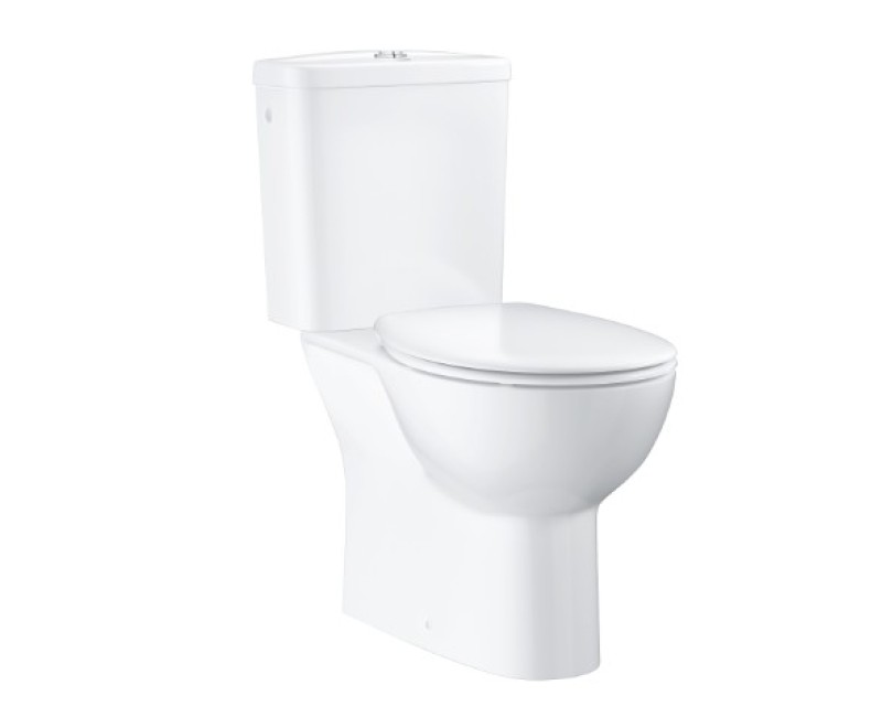 Tualetas Grohe Bau Ceramic Rimless su Soft Close + greito atlaisvinimo dangčiu 39346000