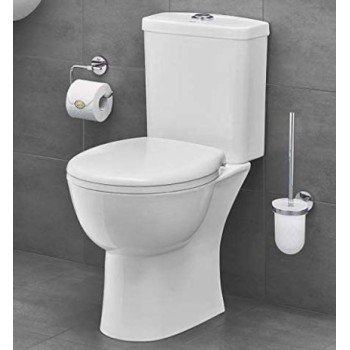 Tualetas Grohe Bau Ceramic Rimless su Soft Close + greito atlaisvinimo dangčiu 39346000