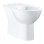 Унитаз GROHE Bau Ceramic Rimfree, Без бачка и крышки, Белый 39429000