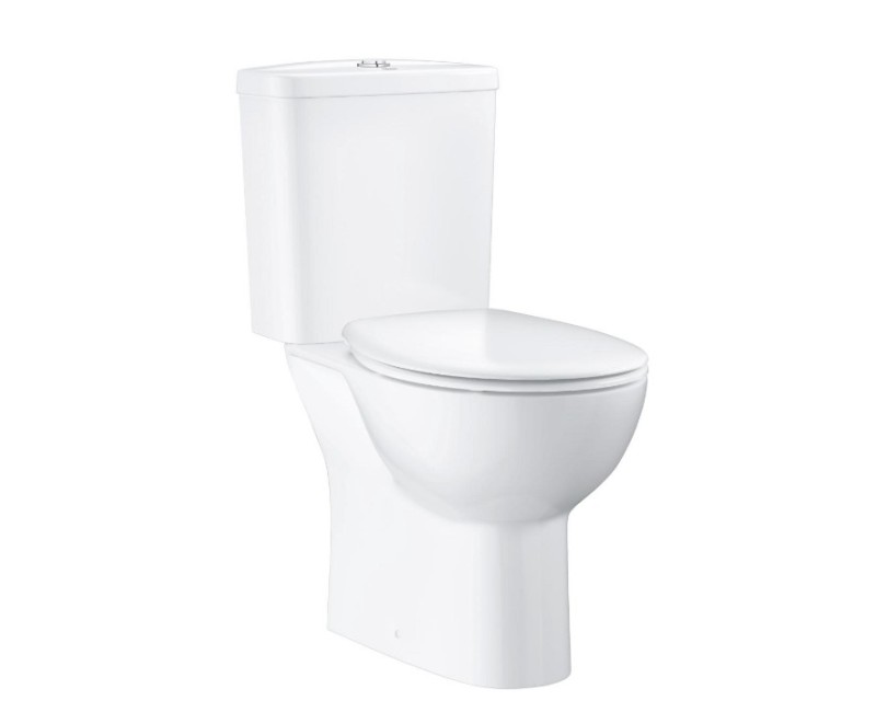 Tualetas Grohe Bau Ceramic Rimless su Soft Close + greito atlaisvinimo dangčiu 39604000