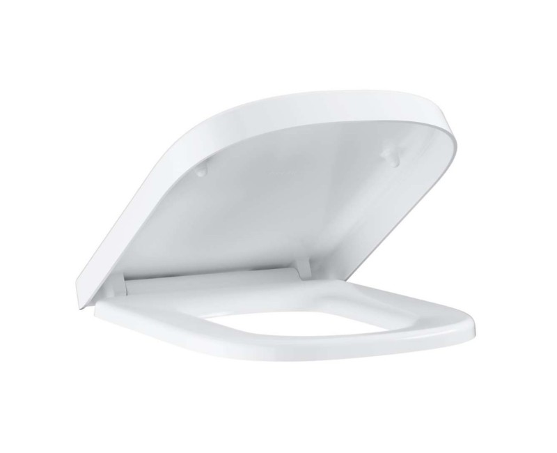 Tualetas GROHE Euro Ceramic Rimfree Triple Vortex su SoftClose dangčiu, Baltas 39839000