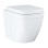 Tualetas GROHE Euro Ceramic Rimfree Triple Vortex su SoftClose dangčiu, Baltas 39839000