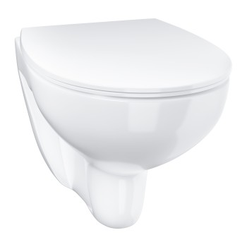 Подвесной унитаз Grohe Bau Ceramic с крышкой белый