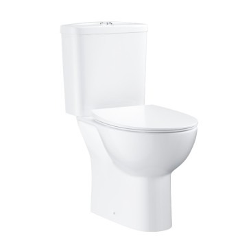 Tualetes pods Grohe Bau Ceramic Rimless ar vāku 39942000