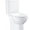 Tualetes pods Grohe Bau Ceramic Rimless ar vāku 39942000