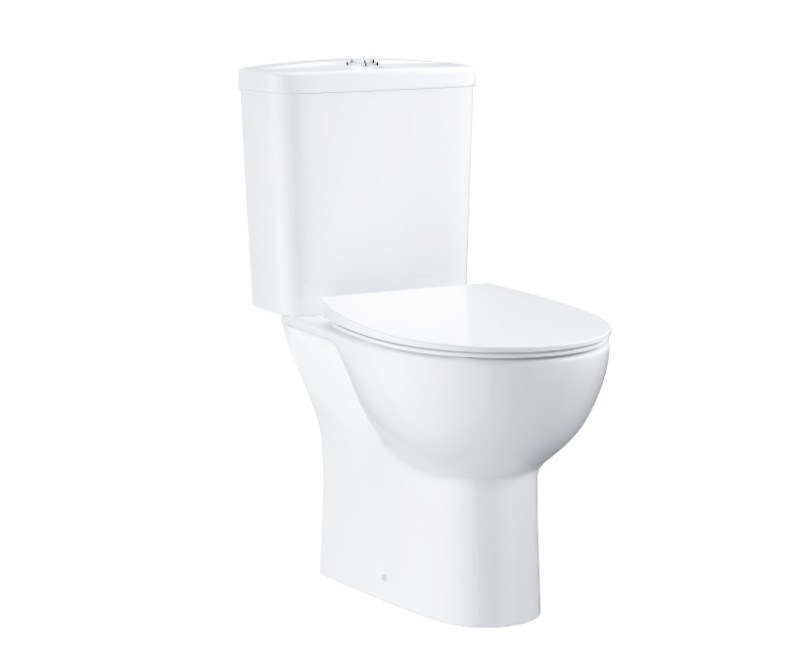 Унитаз Grohe Bau Ceramic Rimless с крышкой 39942000