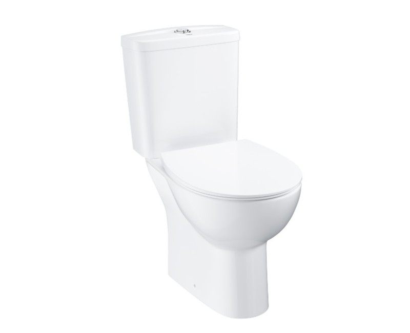 Унитаз Grohe Bau Ceramic Rimless с крышкой 39942000