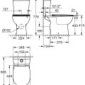 Унитаз Grohe Bau Ceramic Rimless с крышкой 39942000