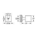 Glāze aksesuāriem Grohe Allure  Warm Sunset  40278DA1
