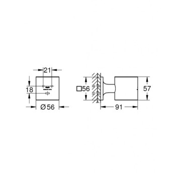 Glāze aksesuāriem Grohe Allure  Cool Sunrise 40278GL1