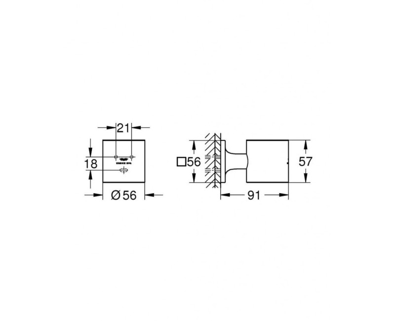 Glāze aksesuāriem Grohe Allure  Warm Sunset  40278DA1