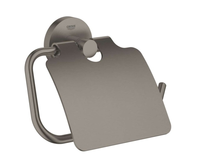 Tualetes papīra turētājs Grohe Essentials StarLight® apdare brushed hard graphite 40367AL1