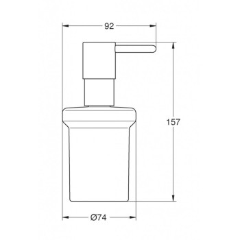 Šķidro ziepju dozators Grohe Essentials StarLight® apdare, Hromēts 40394001