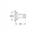 Drēbju pakaramais āķis GROHE Essentials Authentic StarLight® apdare, Hromēts 40656001