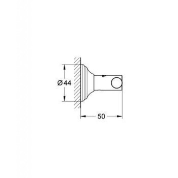 Вешалка для одежды GROHE Essentials Authentic StarLight®, хром 40656001