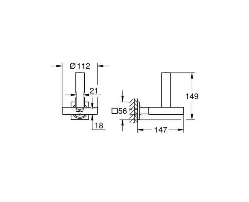 Tualetes papīra turētājs Grohe Allure Warm Sunset  40956DA1
