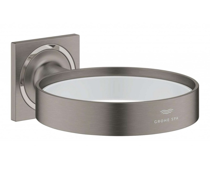 Glāzes turētājs  / Ziepju trauks Grohe Allure grafīts  40963AL1