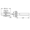 Glāzes turētājs / Ziepju trauks Grohe Allure Cool Sunrise 40963GL1