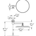 Kosmētikas spogulis Grohe Selection Hromēts 41077000