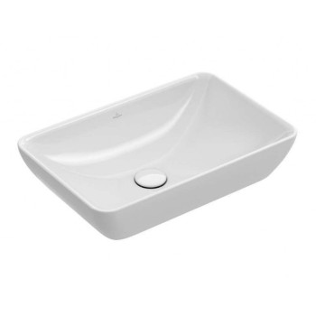 Vannas istabas izlietne Villeroy & Boch Venticello  55x36cm , uz virsmas, Balta