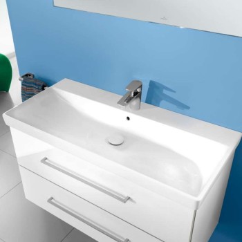 Vannas istabas izlietne Villeroy & Boch Avento 100x47cm ar CeramicPlus apdari, Balta 4156A5R1