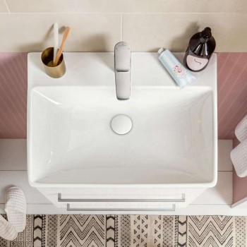 Раковина для ванной Villeroy & Boch Avento 65x47 см с покрытием CeramicPlus, белый 415865R1