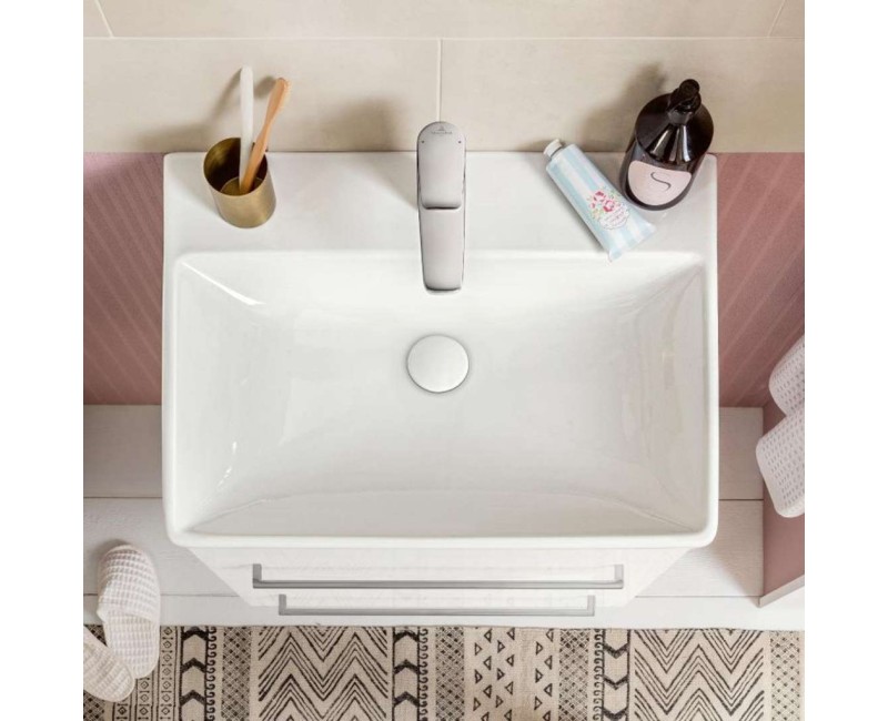 Vannas istabas izlietne Villeroy & Boch Avento 65x47cm ar CeramicPlus apdari, Balta 415865R1