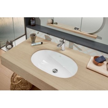 Раковина для ванной Villeroy & Boch O.novo Ceramicplus 60x35 см, встроенная, белая