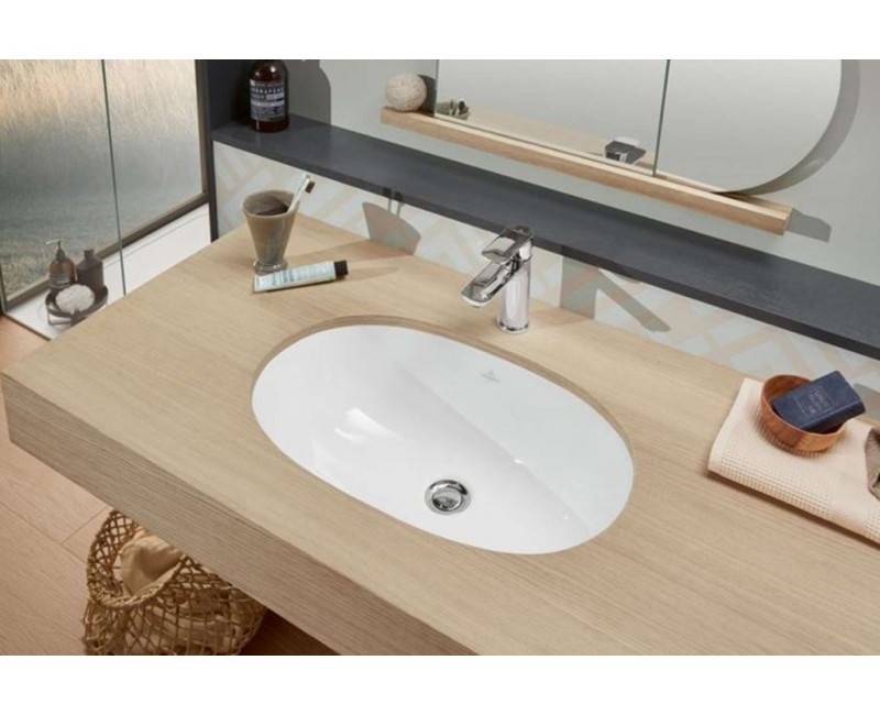 Раковина для ванной Villeroy & Boch O.novo Ceramicplus 60x35 см, встроенная, белая