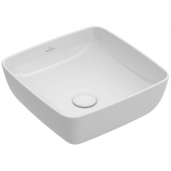 Раковина для ванной Villeroy & Boch Artis 41x41 см, керамика TitanCeram, отделка CeramicPlus, поверхность Белая 417841R1