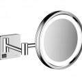 Kosmetinis veidrodis Hansgrohe AddStoris su LED apšvietimu, Chromuotas 41790000