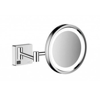 Kosmētikas spogulis Hansgrohe AddStoris ar LED apgaismojumu, Hromēts 41790000