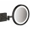 Косметическое зеркало Hansgrohe AddStoris со LED подсветкой, чёрный матовый 41790670