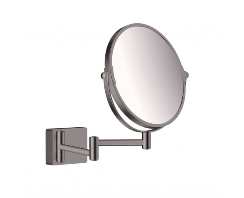 Kosmētikas spogulis Hansgrohe AddStoris Melns matēts Hroms 41791340