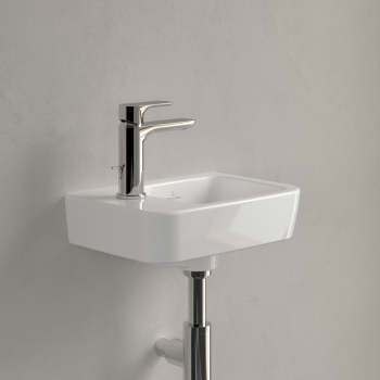 Vannas istabas izlietne Villeroy & Boch O.novo Compact 36x25cm, Kreisā puse, Balta 43423601