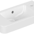 Vannas istabas izlietne Villeroy & Boch O.novo Compact 50x25cm, Labā puse, Balta 4342R501
