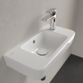 Vannas istabas izlietne Villeroy & Boch O.novo Compact 50x25cm, Labā puse, Balta 4342R501