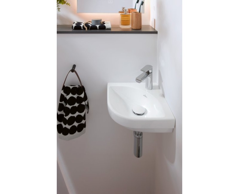 Раковина для ванной Villeroy & Boch Subway 3.0 32x32, угловая, белая 43714601