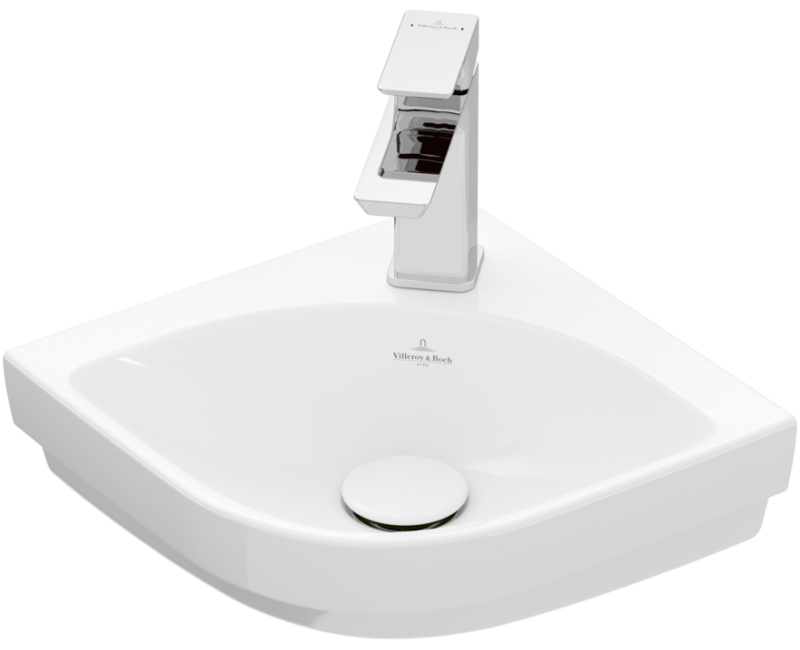 Раковина для ванной Villeroy & Boch Subway 3.0 32x32, угловая, белая 43714601