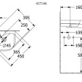 Раковина для ванной Villeroy & Boch Subway 3.0 32x32, угловая, белая 43714601