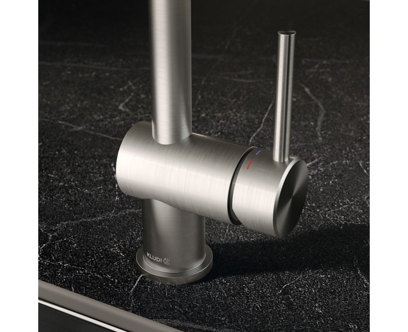 Virtuves maisītājs Kludi-L STEEL Stainless Steel Brushed 45803F877