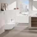 Pakabinamas tualetas Villeroy & Boch Venticello CeramicPlus DirectFlush Rimfree, AquaReduct plovimas, Be dangčio, Baltas 4611R0R1