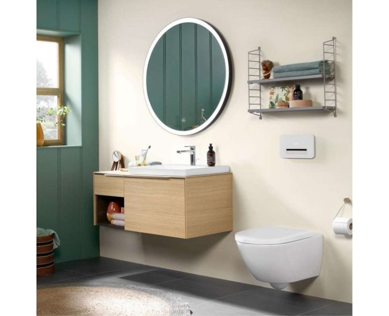 Подвесной унитаз Villeroy & Boch Subway 3.0 TwistFlush, AntiBac, CeramicPlus Rimless, (Без крышки) белый