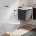 Подвесной унитаз Villeroy & Boch Subway 3.0 TwistFlush, AntiBac, CeramicPlus Rimless, (Без крышки) белый