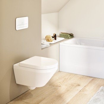 Piekaramais pods Villeroy & Boch Architectura Rimless Ar vāku 4694CL01