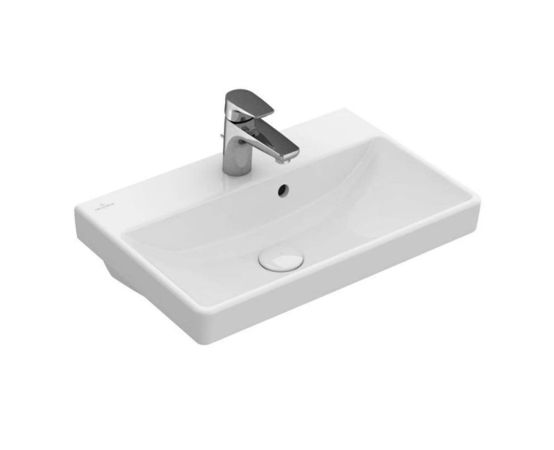 Vannos kambario kriauklė Villeroy & Boch Avento 55x37cm, su CeramicPlus danga, Balta 4A0055R1