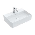 Vannos kambario praustuvas Villeroy & Boch Memento 2.0 CeramicPlus 600x420mm ant stalo, Balta